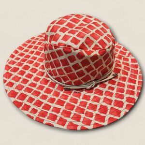 Coach Full Brim Cotton Beach Hat